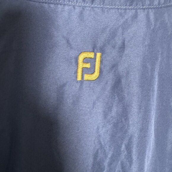 Footjoy Dryjoys Convertible Jacket Vest mens size Large Black & Blue - Picture 7 of 9